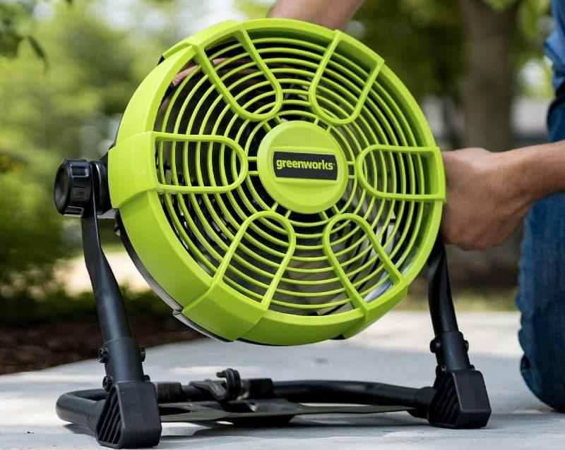 Greenworks представляет новый гибридный вентилятор G24FAN. Эффективность и мобильность в одном устройстве / Техника для дома / iXBT Live